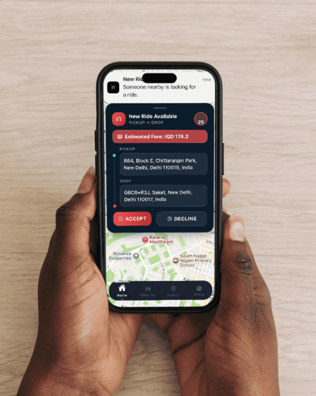 Radial Search & Driver Dispatch