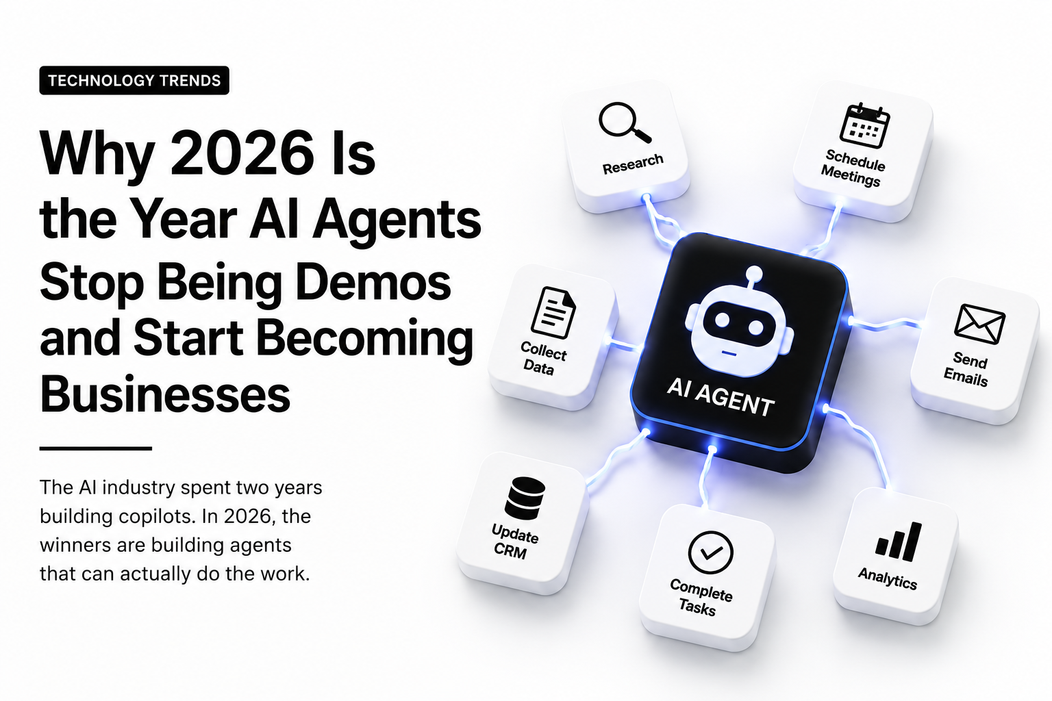 Why 2026 Is the Year AI Agents Stop Being Demos and Start Becoming Businesses